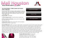 Desktop Screenshot of mallhouston.net